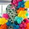 108 Pcs Hawaiian Latex Balloon Arch Kit (Pink Orange Green Yellow Teal)